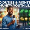 Top 10 Duties and Rights of a Community Youth Leader