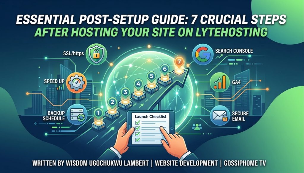 7 Essential Steps After Hosting Your Site on LyteHosting